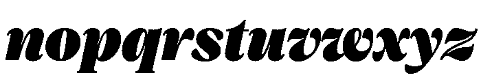 Vesterbro Poster Italic Font LOWERCASE