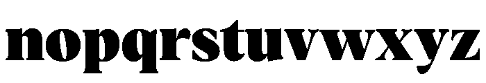 Vesterbro Poster Font LOWERCASE