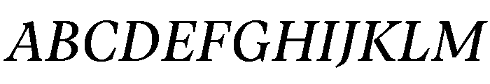 Vesterbro Regular Italic Font UPPERCASE