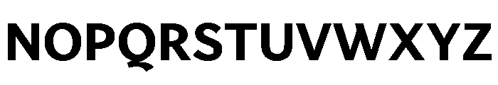 Vesterbro Sans Bold Font UPPERCASE