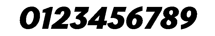 Vesterbro Sans Extra Bold Italic Font OTHER CHARS