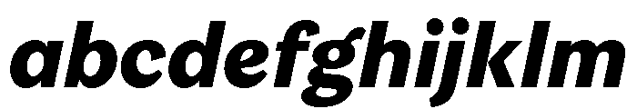 Vesterbro Sans Extra Bold Italic FONT