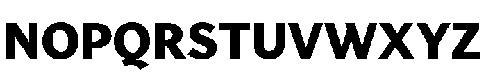 Vesterbro Sans Extra Bold Font UPPERCASE