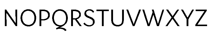 Vesterbro Sans Light Font UPPERCASE