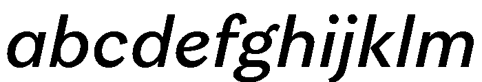 Vesterbro Sans Medium Italic FONT