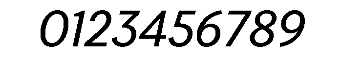 Vesterbro Sans Regular Italic Font OTHER CHARS