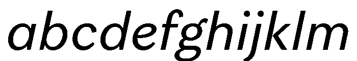 Vesterbro Sans Regular Italic FONT