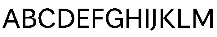 Vesterbro Sans Regular Font UPPERCASE