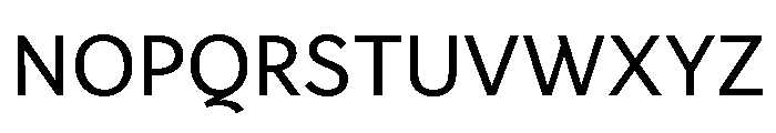 Vesterbro Sans Regular Font UPPERCASE