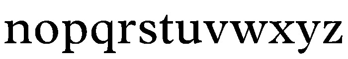 Vesterbro Font LOWERCASE