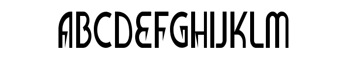 Veckio-CondensedRegular Font UPPERCASE