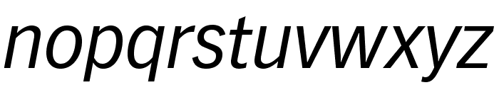 VectoraLTStd-Italic Font LOWERCASE