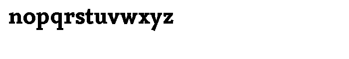 Vekta Serif Black Font LOWERCASE
