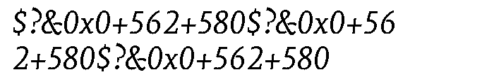 Vekta Serif Book Italic Font OTHER CHARS