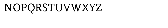 Vekta Serif Book Font UPPERCASE