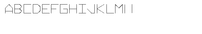 Vektori Narrow Font LOWERCASE