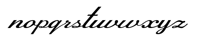 Vellum-ExpandedItalic Font LOWERCASE