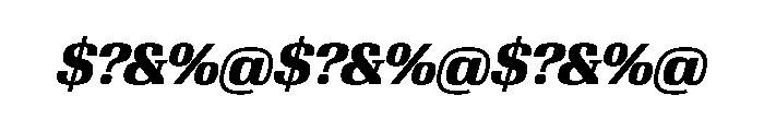 Velo Serif Display Bold Italic Font OTHER CHARS