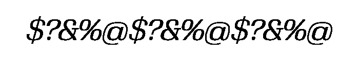 Velo Serif Display Italic Font OTHER CHARS