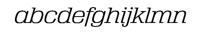 Velo Serif Display Light Italic Font LOWERCASE