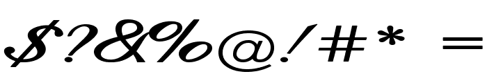 Venezio-ExtraexpandedBold Font OTHER CHARS