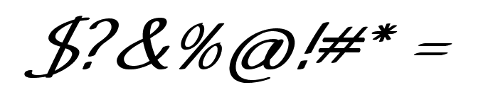 Veribo-BoldItalic Font OTHER CHARS