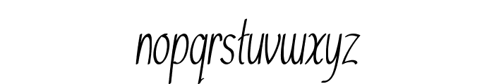 Veribo-ExtracondensedRegular Font LOWERCASE