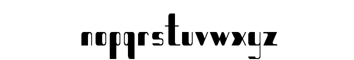 Veridon-CondensedRegular Font LOWERCASE