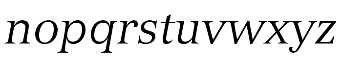 VersaillesLTStd-Italic Font LOWERCASE
