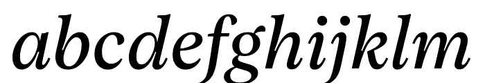 Vesterbro Variable Italic Font LOWERCASE