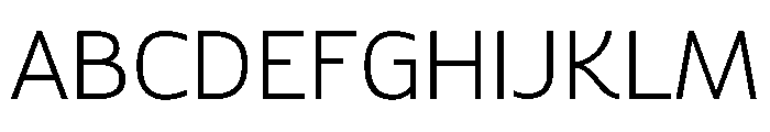 Vfu Text Font UPPERCASE