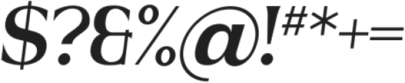 Vfu Display Italic otf (400) Font OTHER CHARS