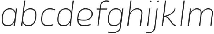 Vfu Extra Light Italic otf (200) FONT