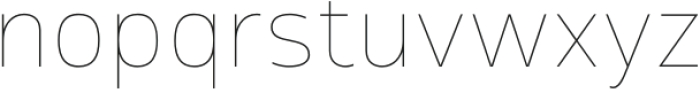 Vfu Thin otf (100) Font LOWERCASE