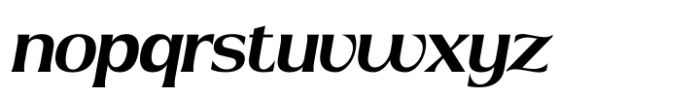 Vfu Display Italic Font LOWERCASE