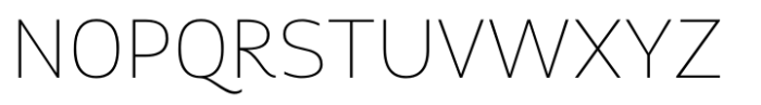 Vfu Extra Light Font UPPERCASE