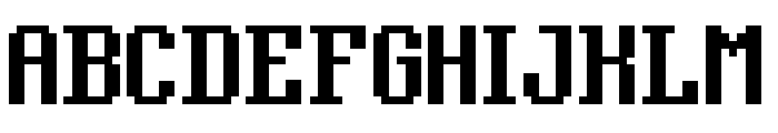 VGA New Regular Font UPPERCASE
