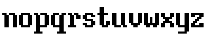VGA New Regular Font LOWERCASE