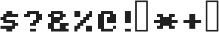 VHSPixels ttf (400) Font OTHER CHARS