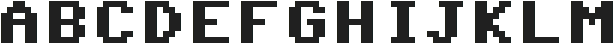 VHSPixels ttf (400) Font UPPERCASE