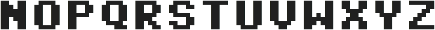 VHSPixels ttf (400) Font UPPERCASE