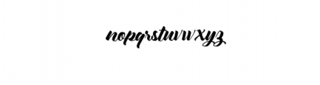 Vhiezelvia Script Font LOWERCASE