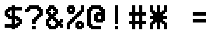 VHS Gothic Regular Font OTHER CHARS
