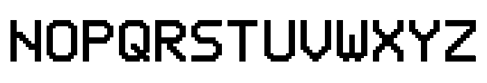 VHS Gothic Regular Font UPPERCASE
