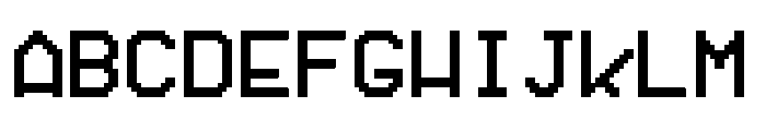 vhs/vcr osd Regular Font UPPERCASE
