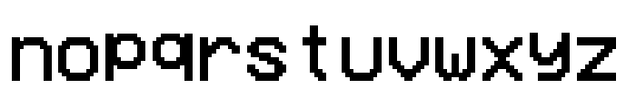 vhs/vcr osd Regular Font LOWERCASE