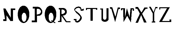 vhtr Font LOWERCASE