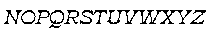 Violeta Medium Italic Font UPPERCASE