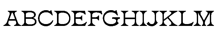Violeta Medium Font UPPERCASE