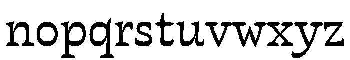 Violeta Regular Font LOWERCASE